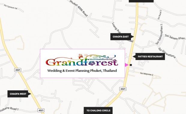 Location of Grand Forest shop in Phuket